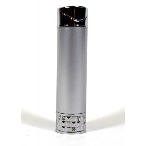 Colibri Allure Ladies Soft Flame Lighter - Silver & Chrome